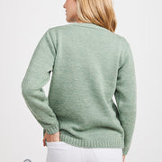 Ladies 100% Supersoft Merino Wool Crew Neck Sweater by Aran Mills