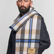 100% Cashmere Tartan Scarf by Edinburgh Cashmere (Unisex)