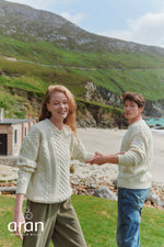 Unisex Merino Wool Crew Neck Sweater by Aran Mills - 5 Colours