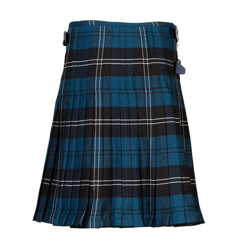 Men's Kilt, 8 Yard Polyviscose - Ramsay Blue