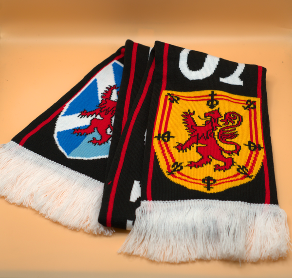 Scotland Scarf – Football and Rugby Fan Scarf with Lion Rampant