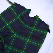 Scottish Made Clearance MTM Wool Tartan Trousers : Gordon Modern - Waist 33''/ Inseam Length 32'' with fishtail back