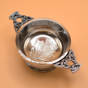 3'' Quaich Bowl - Thistle Design