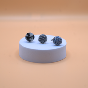 Harris Tweed Cufflinks - Light Blue Herringbone