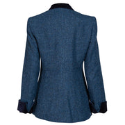 Women's Harris Tweed Jacket - Maggie - Blue Fleck - Autumn/Winter 2023