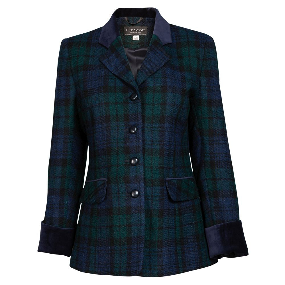 Plaid Voyage Laine Bleu/violet/gris - The Scotland Kilt Company