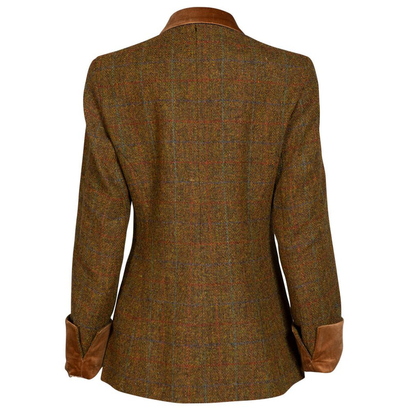 Women's Harris Tweed Jacket - Maggie - Brown Check - Autumn/Winter 2023