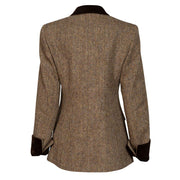 Women's Harris Tweed Jacket - Maggie - Brown Herringbone - Autumn/Winter 2023