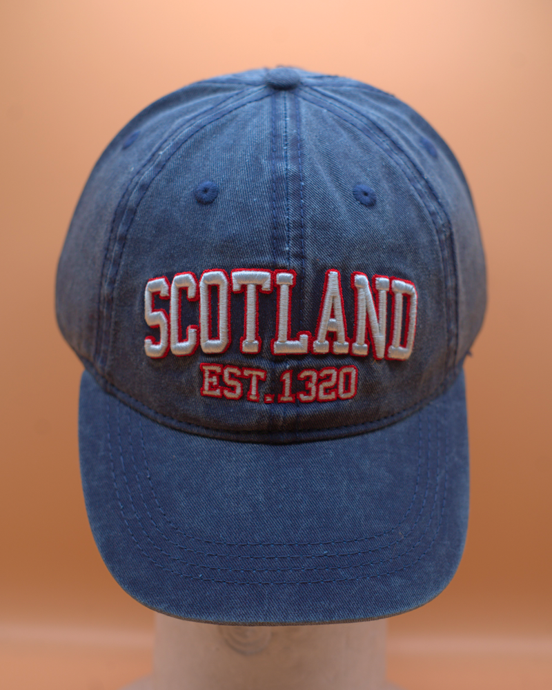Unisex Scotland Cap - Denim Blue