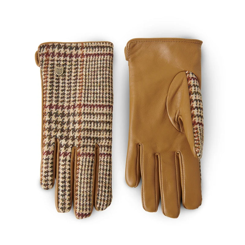 Islander® Ladies Harris Tweed and Leather Gloves