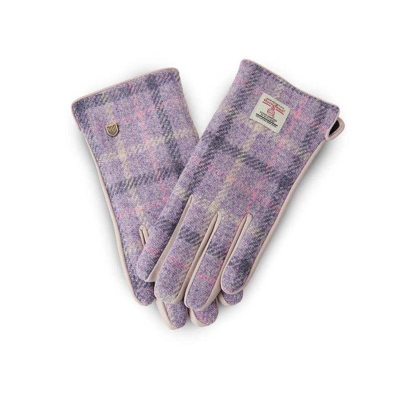 Islander® Ladies Harris Tweed and Leather Gloves