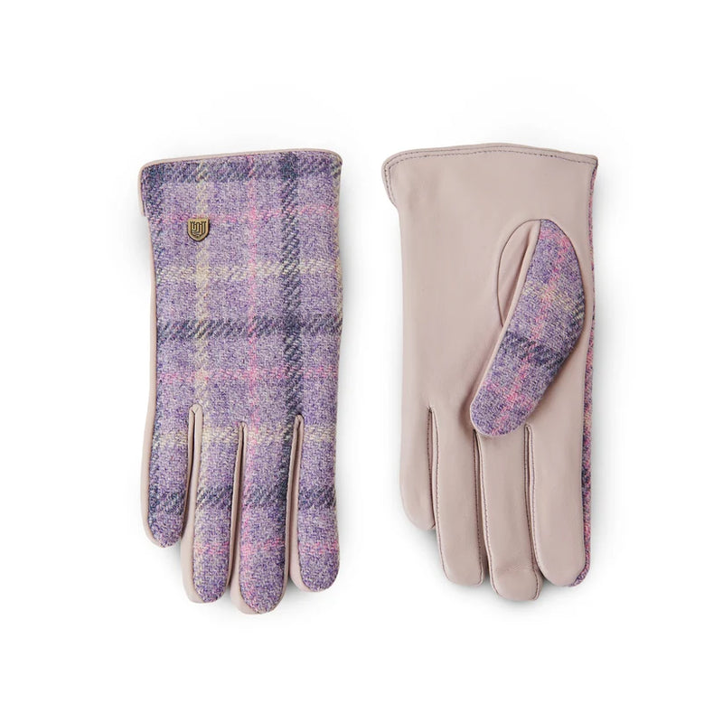 Islander® Ladies Harris Tweed and Leather Gloves