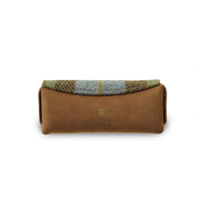 Islander® Leather Glasses Case with Harris Tweed®