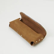 Islander® Leather Glasses Case with Harris Tweed®