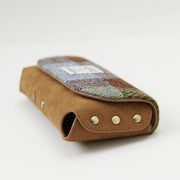 Islander® Leather Glasses Case with Harris Tweed®