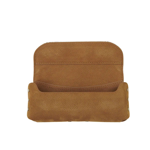Islander® Leather Glasses Case with Harris Tweed®