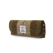 Islander® Leather Glasses Case with Harris Tweed®