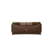 Islander® Leather Glasses Case with Harris Tweed®