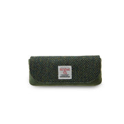 Islander® Leather Glasses Case with Harris Tweed®
