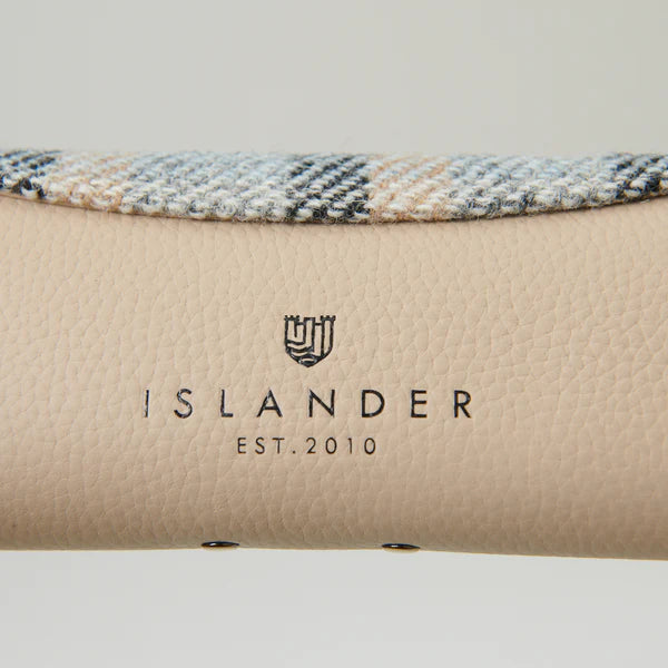 Islander® Leather Glasses Case with Harris Tweed®
