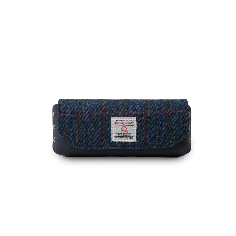 Islander® Leather Glasses Case with Harris Tweed®