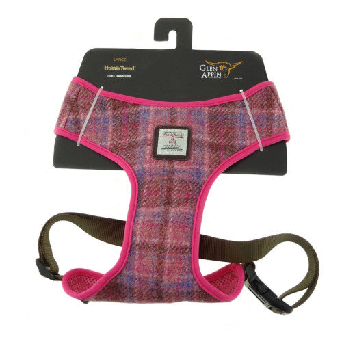 Harris Tweed Dog Harness