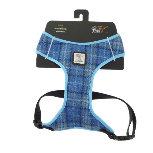 Harris Tweed Dog Harness