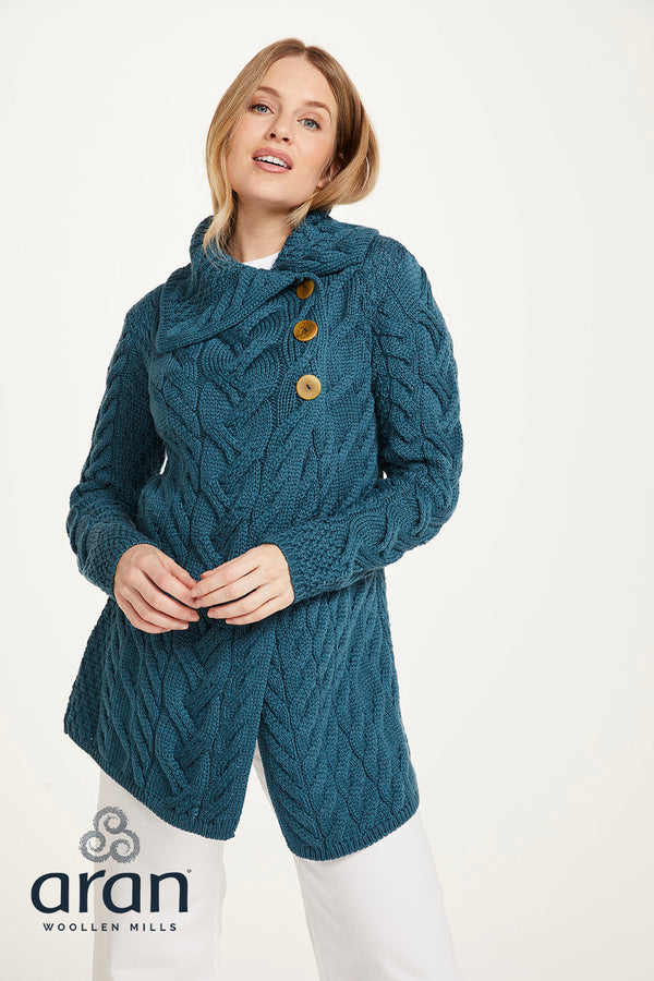 Long wool cardigan womens shop