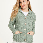 Women's Supersoft Merino Wool Six Button Cardigan by Aran Mills - 7 Colours