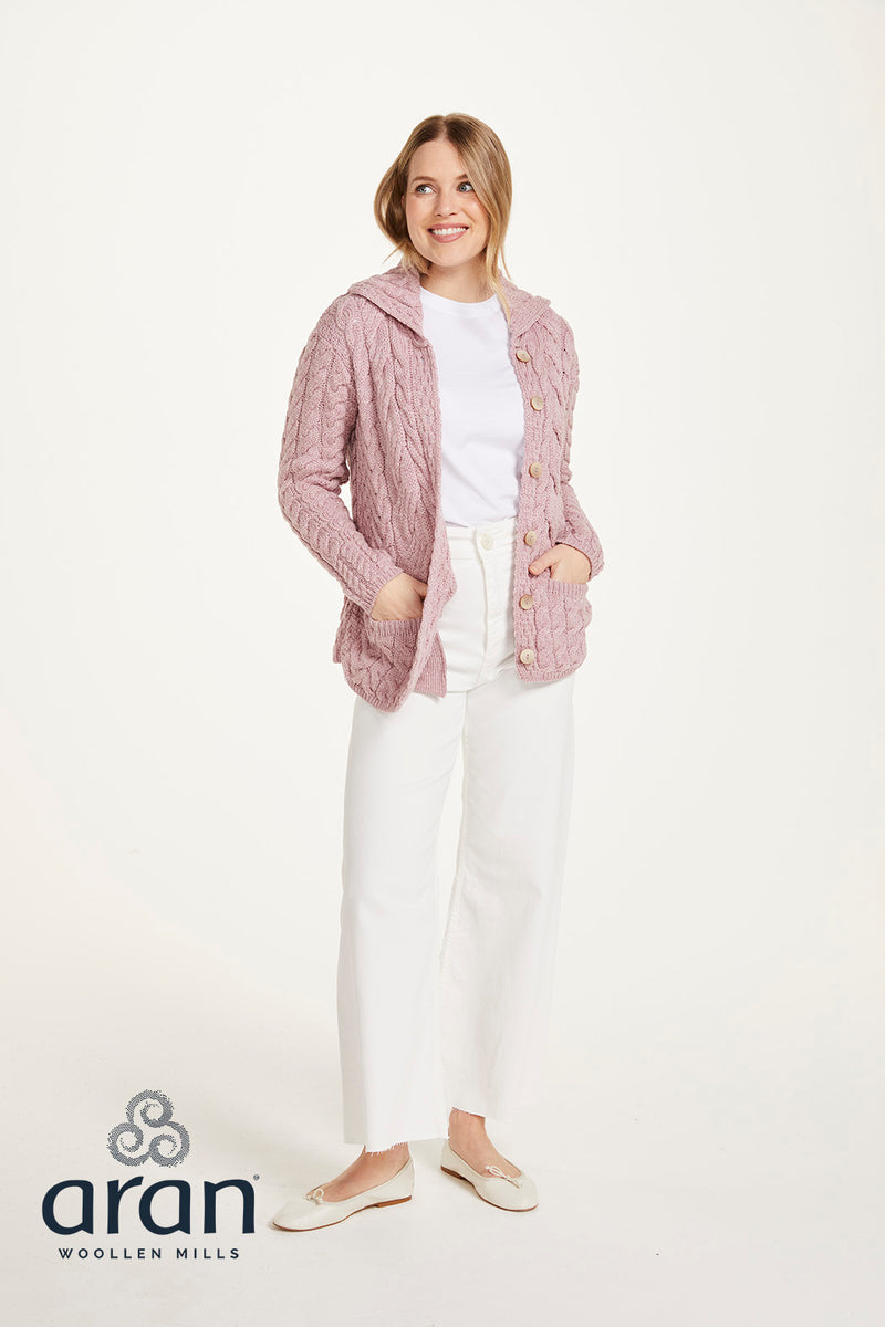 Women's Supersoft Merino Wool Six Button Cardigan by Aran Mills - 7 Colours