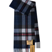 100% Cashmere Tartan Scarf by Edinburgh Cashmere (Unisex)