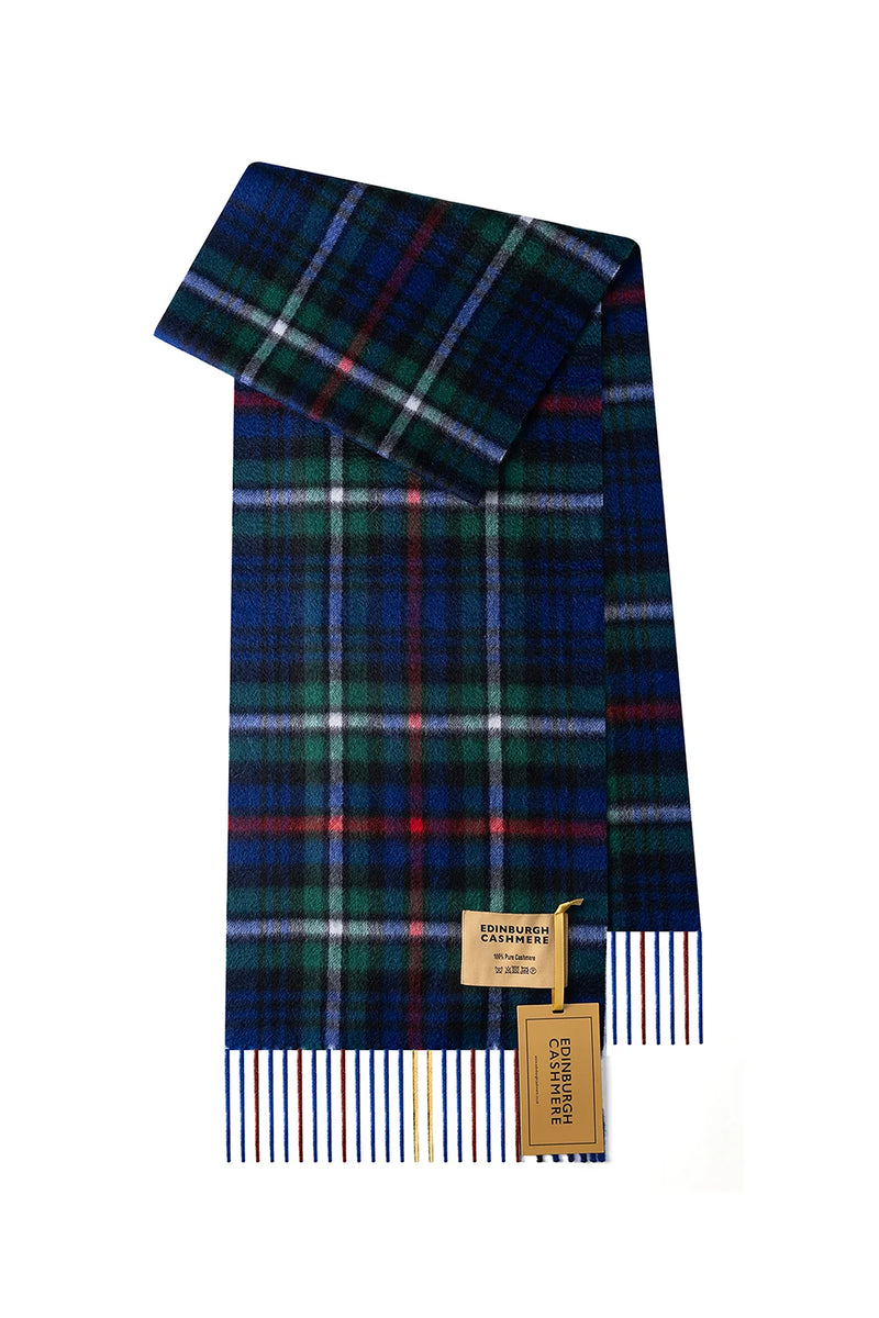 100% Cashmere Tartan Scarf by Edinburgh Cashmere (Unisex)
