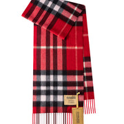 100% Cashmere Tartan Scarf by Edinburgh Cashmere (Unisex)