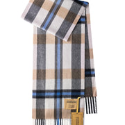 100% Cashmere Tartan Scarf by Edinburgh Cashmere (Unisex)