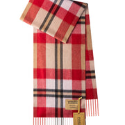 100% Cashmere Tartan Scarf by Edinburgh Cashmere (Unisex)
