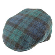 Shetland Wool Tartan Cap - Blackwatch and Royal Stewart Tartan