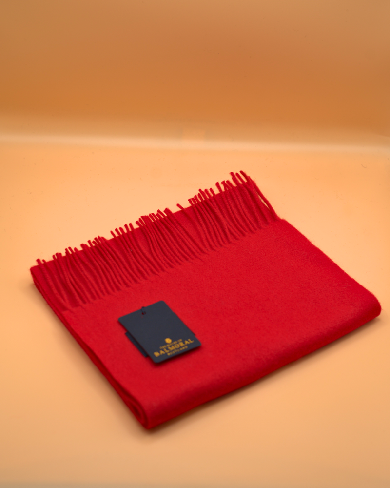 100% Cashmere Tartan Scarf by Balmoral