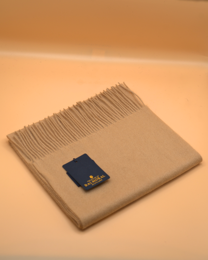 100% Cashmere Tartan Scarf by Balmoral