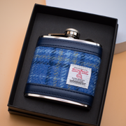 6oz Harris Tweed Hip Flask