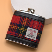 6oz Harris Tweed Hip Flask