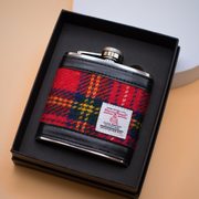 6oz Harris Tweed Hip Flask