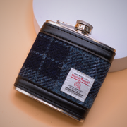 6oz Harris Tweed Hip Flask
