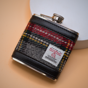 6oz Harris Tweed Hip Flask