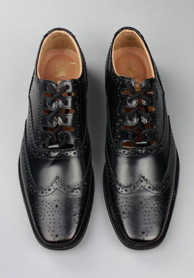 Contemporary Ghillie Brogue - Black - Clearance
