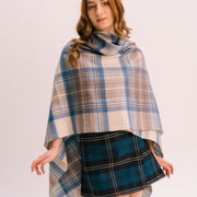 Women's Tartan Lambswool Mini Cape