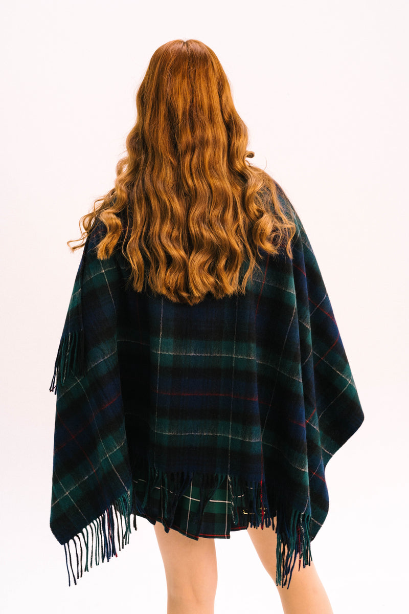 Women's Tartan Lambswool Mini Cape