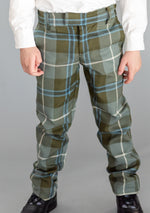 Kids Polyviscose Trews - Douglas Weathered Tartan