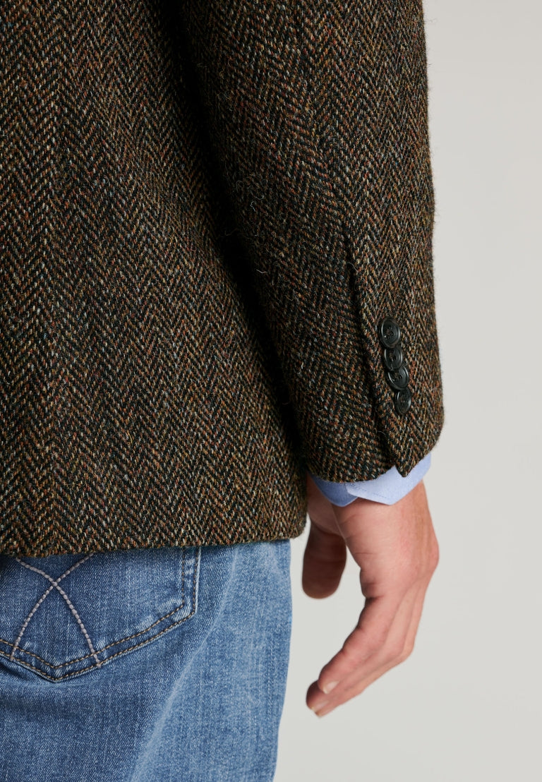 Mens Harris Tweed Tailored Fit Jacket - Dumfries