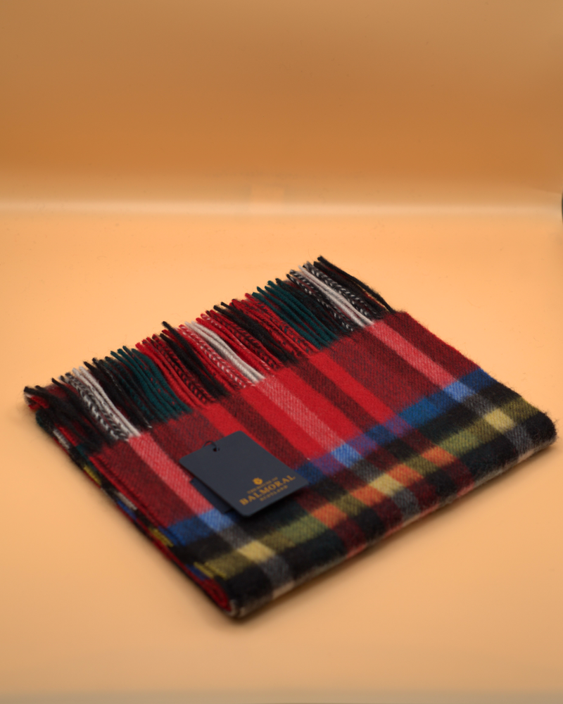 100% Cashmere Tartan Scarf by Balmoral