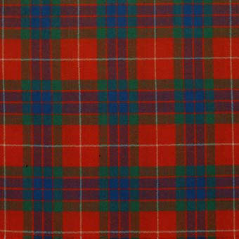 100% Wool Tartan Neck Tie - Fraser Red Ancient